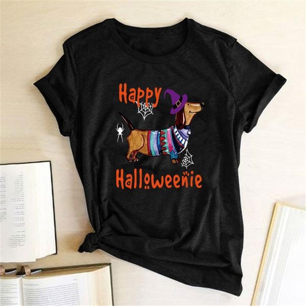 dachshund happy halloween print t-рубашки женские летние 2020 графические треневые одежда повседневная одежда с коротким рукавом женщина, White
dachshund happy halloween print t-рубашки женские летние 2020 графические треневые одежда повседневная одежда с коротким рукавом женщина, White