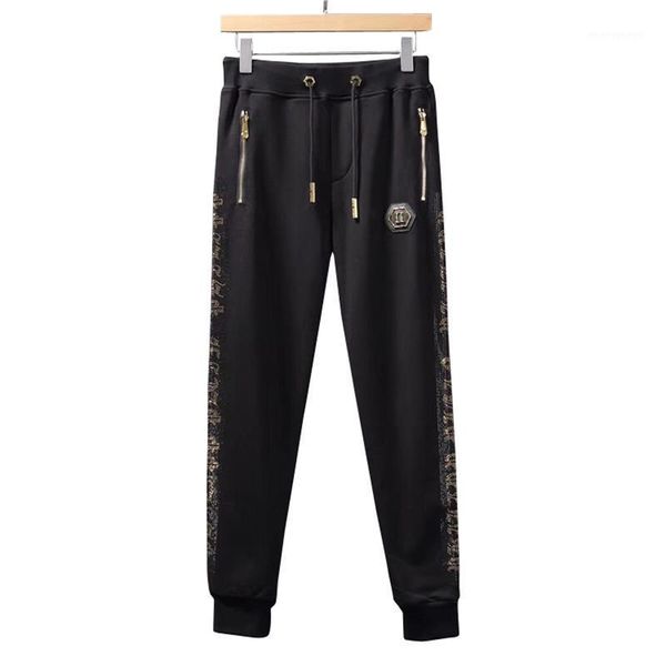 starbags pp 2019 underwear men's side letter gold diamond philip prang european and american fashion trend slim fall trouser1, Black
starbags pp 2019 underwear men's side letter gold diamond philip prang european and american fashion trend slim fall trouser1, Black