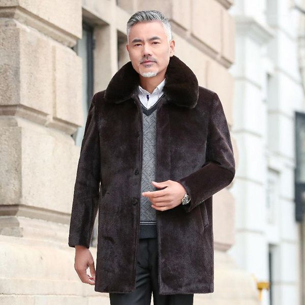 men's wool & blends old father winter cloth coat men 50 during long pile with thick woolen trench coat1, Black
men's wool & blends old father winter cloth coat men 50 during long pile with thick woolen trench coat1, Black