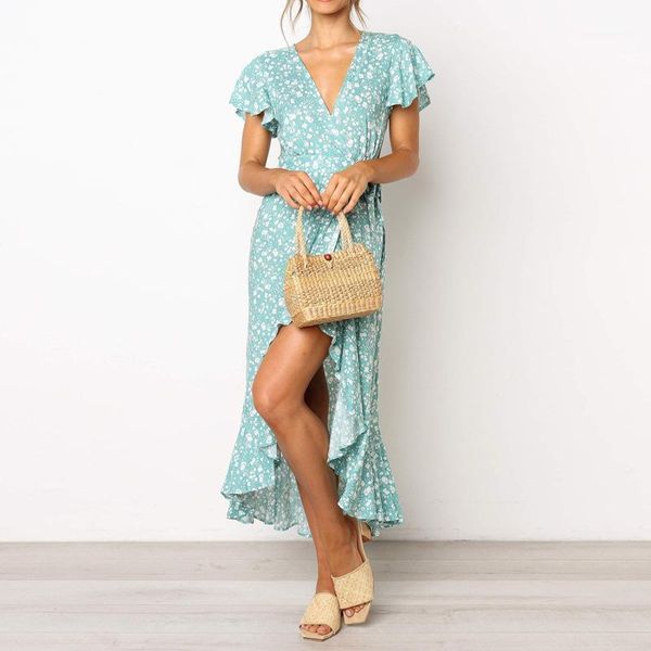 casual dresses summer dress women v-neck bohemia long ruffles beach party sundress print irregular string bandage1, Black;gray
casual dresses summer dress women v-neck bohemia long ruffles beach party sundress print irregular string bandage1, Black;gray