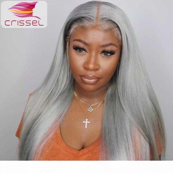 crissel lace front human hair wigs grey blonde red human hair wig brazilian straight lace t part wig pre-plucked remy 150%, Black;brown 
crissel lace front human hair wigs grey blonde red human hair wig brazilian straight lace t part wig pre-plucked remy 150%, Black;brown