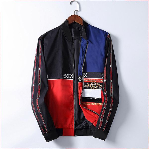 designer jacket for men 21ss striped slim pocket mens windbreakers jackets casual baseball men's bomber jacket and coat, Black;brown
designer jacket for men 21ss striped slim pocket mens windbreakers jackets casual baseball men's bomber jacket and coat, Black;brown