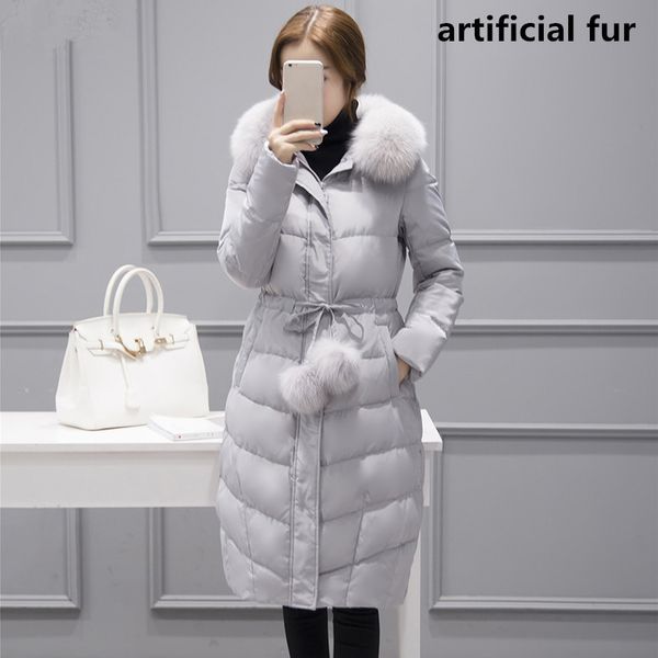 2021 new skin female fox collar winter jacket white duck down jackets padded parka warm coat mujer wxf512 byi6, Black 
2021 new skin female fox collar winter jacket white duck down jackets padded parka warm coat mujer wxf512 byi6, Black