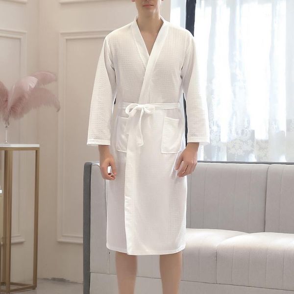 shujin robe soft absorbent lightweight long kimono waffle spa bathrobe for men 2020 long nightgown pajamas sweating clothes1, Black;brown
shujin robe soft absorbent lightweight long kimono waffle spa bathrobe for men 2020 long nightgown pajamas sweating clothes1, Black;brown