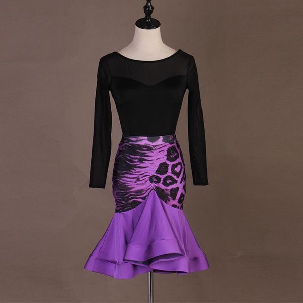 stage wear latin dance skirt and blouse set purple leopard ruffled fishtail hem round neck lq139, Black;red
stage wear latin dance skirt and blouse set purple leopard ruffled fishtail hem round neck lq139, Black;red