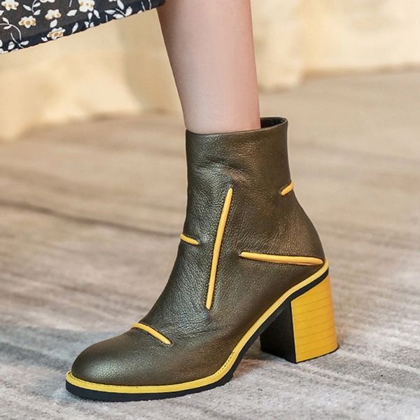 2021 women's new fashion genuine hide woman high heels black boots green shoes 0jrf
2021 women's new fashion genuine hide woman high heels black boots green shoes 0jrf