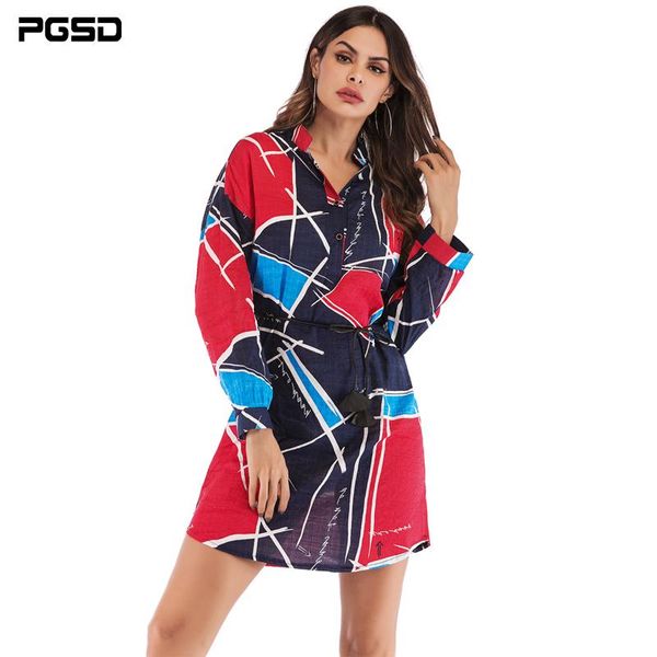 women's blouses & shirts pgsd blouse spring autumn fashion long geometric collision printed shirt v-neck pullover belt matching female, White
women's blouses & shirts pgsd blouse spring autumn fashion long geometric collision printed shirt v-neck pullover belt matching female, White
