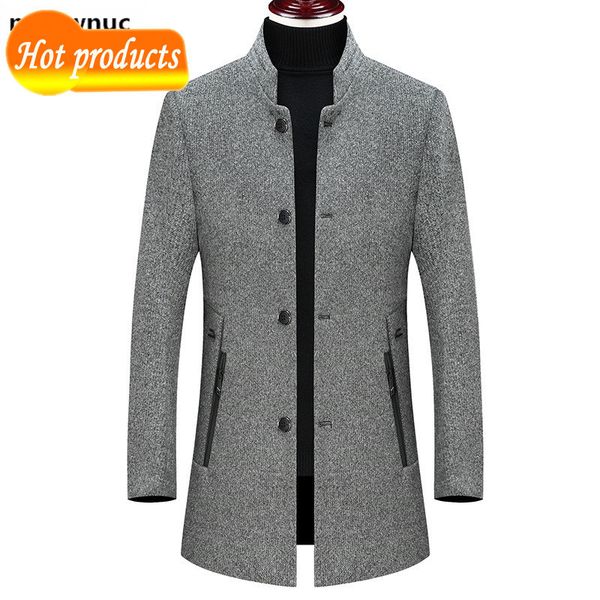 2021 quality young men winter thick coat single-breasted garments men's occasional man's wool mainly uws7, Black 
2021 quality young men winter thick coat single-breasted garments men's occasional man's wool mainly uws7, Black