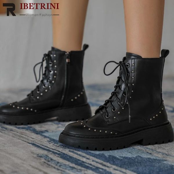 boots ribetrini brand cool chic rivets shoelaces skidproof rubber sole motorcycles stylish winter shoes women, Black
boots ribetrini brand cool chic rivets shoelaces skidproof rubber sole motorcycles stylish winter shoes women, Black