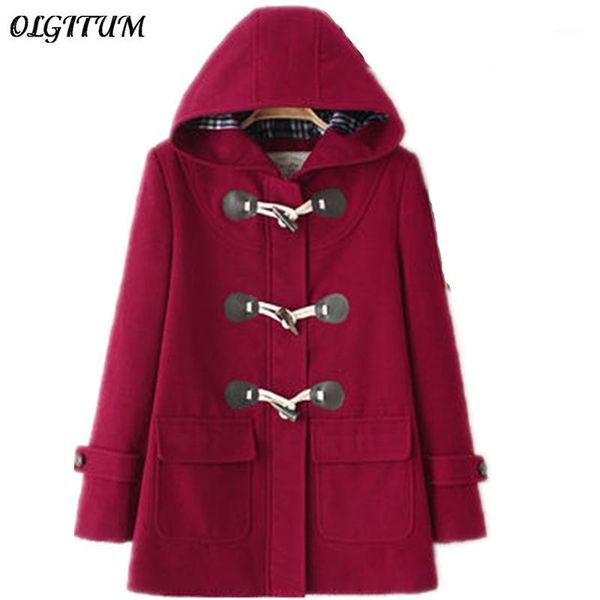 winter new women woolen coat hooded long section jackets and coats horn button cotton coat padded warm loose woolen1, Black
winter new women woolen coat hooded long section jackets and coats horn button cotton coat padded warm loose woolen1, Black