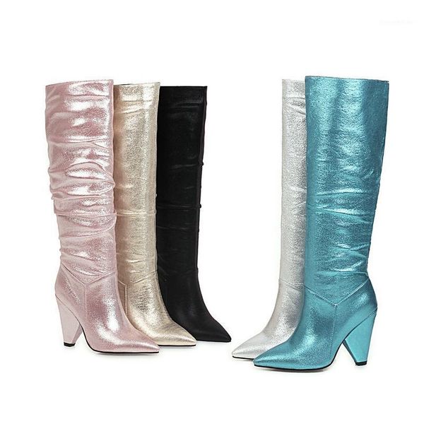 boots winter sequined women shoes pointed thick heel western european and american ladies warm boots20211, Black
boots winter sequined women shoes pointed thick heel western european and american ladies warm boots20211, Black