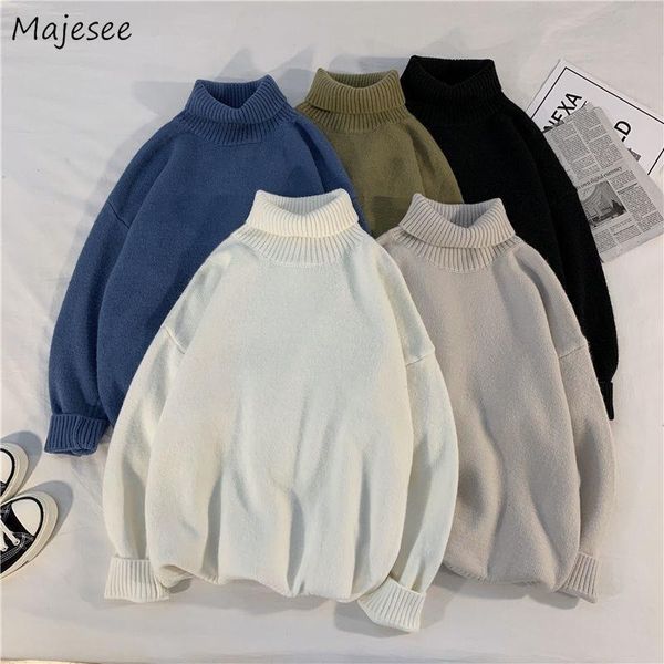 men's sweaters men turtleneck sweater solid simple mens pullovers couple all-match casual 3xl loose trendy ulzzang, White;black
men's sweaters men turtleneck sweater solid simple mens pullovers couple all-match casual 3xl loose trendy ulzzang, White;black