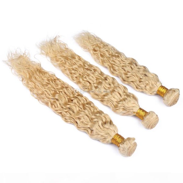 brazilian blench blonde virgin water wave hair 3 bundles unprocessed russian blonde 613 hair weaves wet and wavy remy hair extension, Black
brazilian blench blonde virgin water wave hair 3 bundles unprocessed russian blonde 613 hair weaves wet and wavy remy hair extension, Black