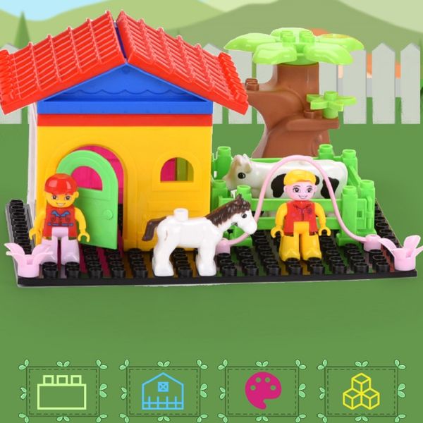 children fun diy building block simulation farm building block kid early education toy playhouse farm block toy kid boy gift
children fun diy building block simulation farm building block kid early education toy playhouse farm block toy kid boy gift