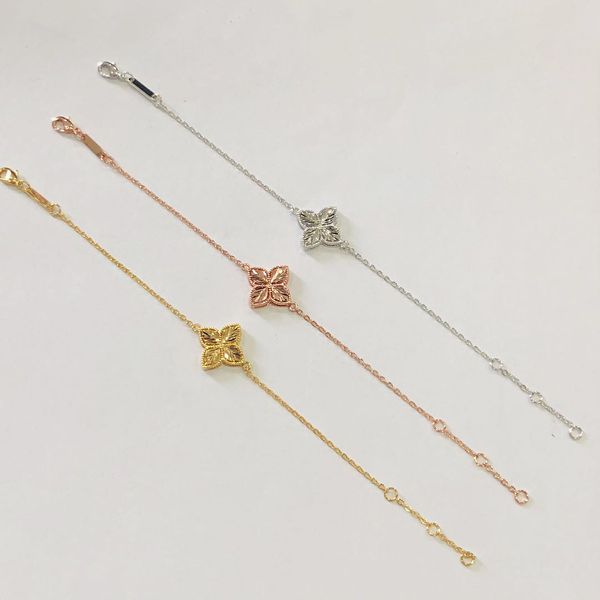 2020 new design silver bracelet jewelry fashion woman retro flower crystal bracelet length 20.5cm, Black
2020 new design silver bracelet jewelry fashion woman retro flower crystal bracelet length 20.5cm, Black