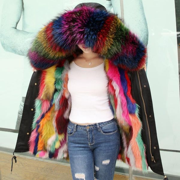 trend-setter women army green raccoon fur hooded coat parkas plus size outwear long detachable winter jacket style 3xl real fur1, Black
trend-setter women army green raccoon fur hooded coat parkas plus size outwear long detachable winter jacket style 3xl real fur1, Black