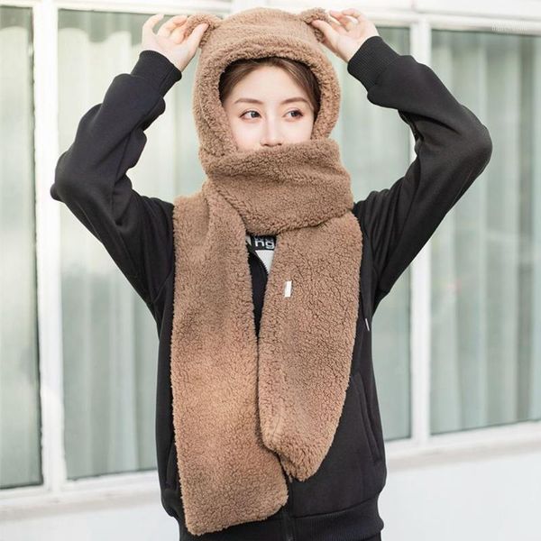 cycling caps & masks winter warm windproof bear ear scarf hat outdoor sports thick bib neck mask1, Black
cycling caps & masks winter warm windproof bear ear scarf hat outdoor sports thick bib neck mask1, Black