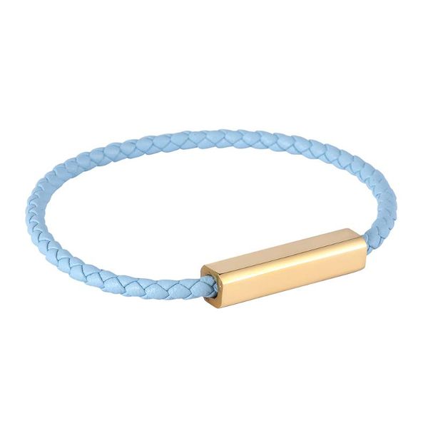 mens bracelet blue braided leather bracelets gold colour stainless steel magnetic clasp bangles jewelry bb0606, Golden;silver
mens bracelet blue braided leather bracelets gold colour stainless steel magnetic clasp bangles jewelry bb0606, Golden;silver