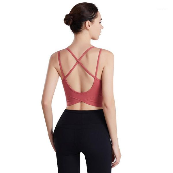 gym clothing fitness brassiere sports wear for women bra push up nylon cross straps solid padded underwear jogging femme yoga bra1, White;black
gym clothing fitness brassiere sports wear for women bra push up nylon cross straps solid padded underwear jogging femme yoga bra1, White;black