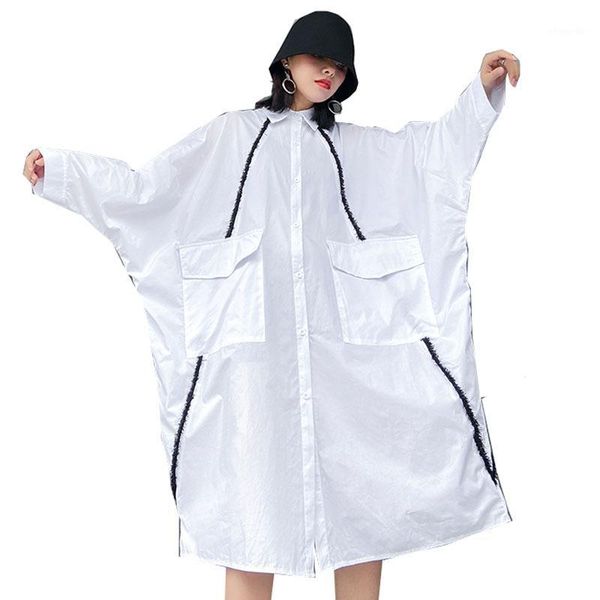 qing mo black white women spring blouse 2020 women batwing sleeve blouse female casual loose oversize zqy30651
qing mo black white women spring blouse 2020 women batwing sleeve blouse female casual loose oversize zqy30651