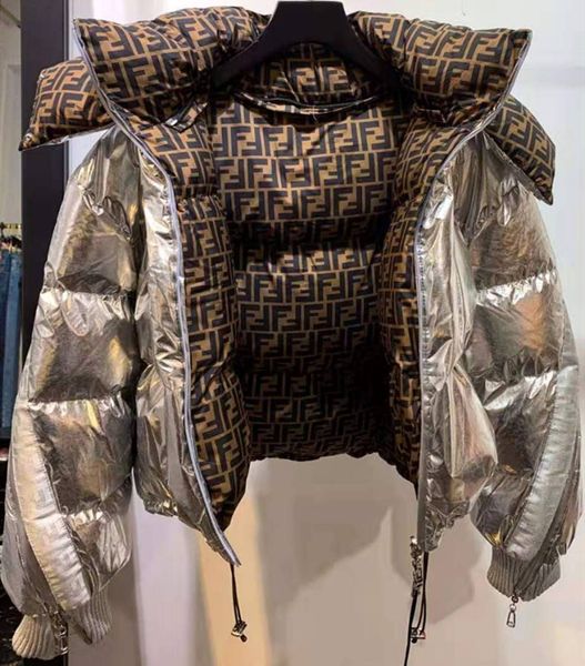 brand fashion womans jacket europe-america women short coat space ff silver ribbon down jacket luxury hooded jackets cotton winter jacket, Black
brand fashion womans jacket europe-america women short coat space ff silver ribbon down jacket luxury hooded jackets cotton winter jacket, Black