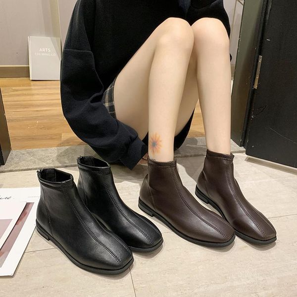 boots женщины нью-2020 марка женская обувь ботильоны женская zipper низкие каблуки пинетки мода голеностопного резина осень рок плоский рим, Black
boots женщины нью-2020 марка женская обувь ботильоны женская zipper низкие каблуки пинетки мода голеностопного резина осень рок плоский рим, Black
