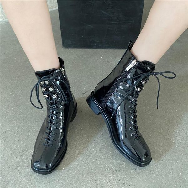 white mid-calf boots shoes luxury designer round toe boots-women low fashion leather mid calf med rubber 2020 ladies rock, Black
white mid-calf boots shoes luxury designer round toe boots-women low fashion leather mid calf med rubber 2020 ladies rock, Black