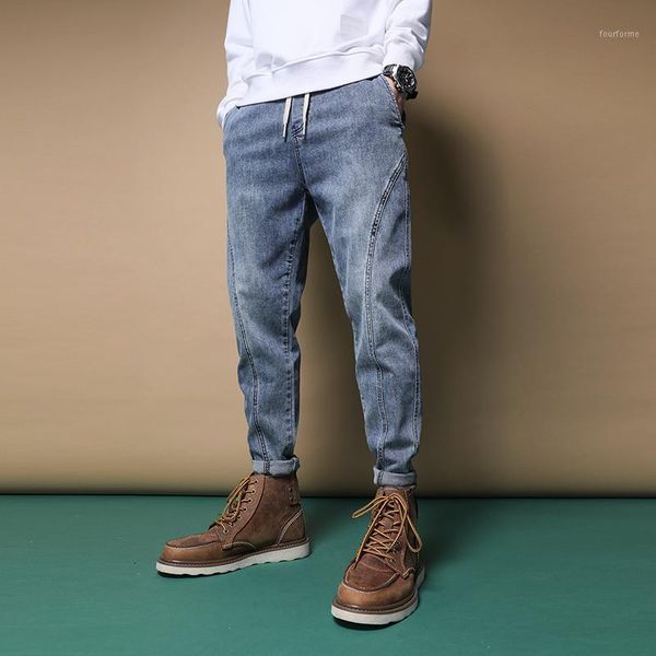 men's jeans qmgood 2021 high street fashion men pants wash denim loose fit harem ankle-length brand jeans1, Blue
men's jeans qmgood 2021 high street fashion men pants wash denim loose fit harem ankle-length brand jeans1, Blue
