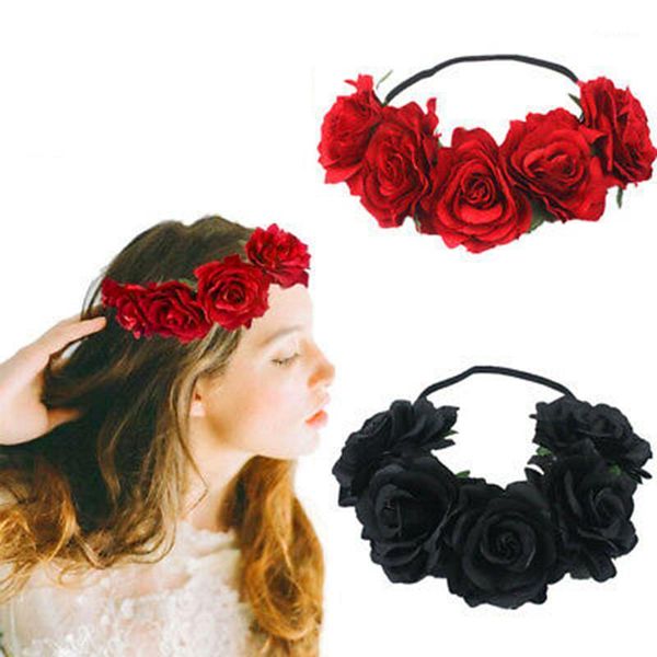 kids rose flower garland crown headband headwear bridal hair band black red classical color1, Slivery;white
kids rose flower garland crown headband headwear bridal hair band black red classical color1, Slivery;white