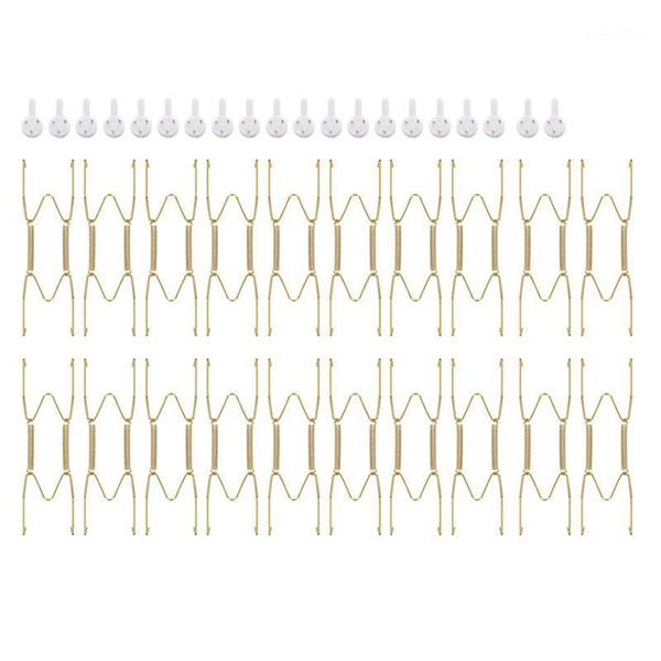 20 pieces 6 inch invisible plate hangers wall plate hangers brass wire holders with 20 pieces wall hooks1
20 pieces 6 inch invisible plate hangers wall plate hangers brass wire holders with 20 pieces wall hooks1