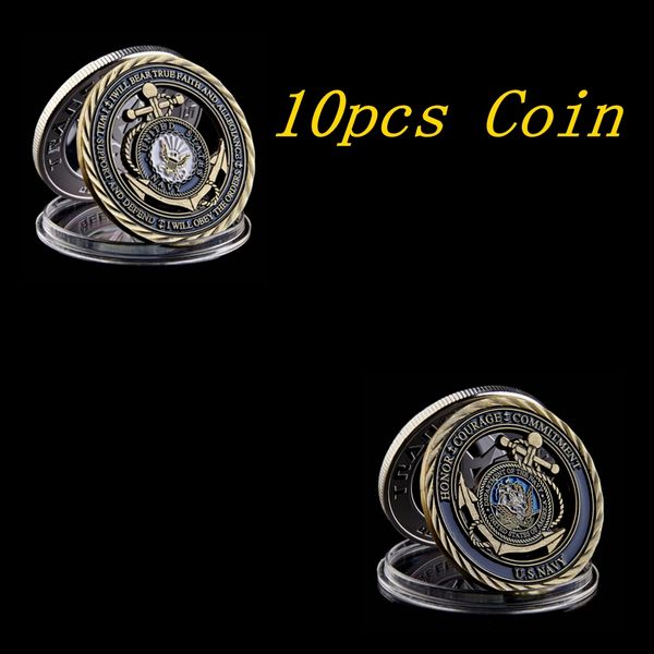 10pcs us.navy emblem core values antique craft copper plated hollow coin medal of courage commitment coins
10pcs us.navy emblem core values antique craft copper plated hollow coin medal of courage commitment coins