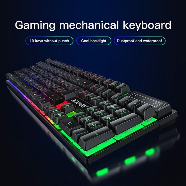 game keyboard + mouse wired backlight mechanical feeling keyboard player set mute 3200dpi game mouse computer set
game keyboard + mouse wired backlight mechanical feeling keyboard player set mute 3200dpi game mouse computer set
