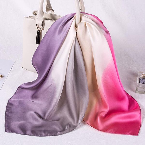 scarves women silk scarf square neck chief rainbow printed fashion hair scarfs drop, Blue;gray
scarves women silk scarf square neck chief rainbow printed fashion hair scarfs drop, Blue;gray