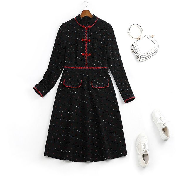 year dress female plus size 6l long 2021 new chinese black knot thin 11324 sizes vintage clothing kq1j, Black;gray
year dress female plus size 6l long 2021 new chinese black knot thin 11324 sizes vintage clothing kq1j, Black;gray