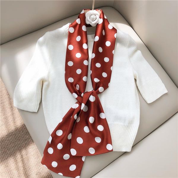 scarves japanese scarf long narrow small women's elegant double printed neckerchief for women professional femme gift, Blue;gray
scarves japanese scarf long narrow small women's elegant double printed neckerchief for women professional femme gift, Blue;gray