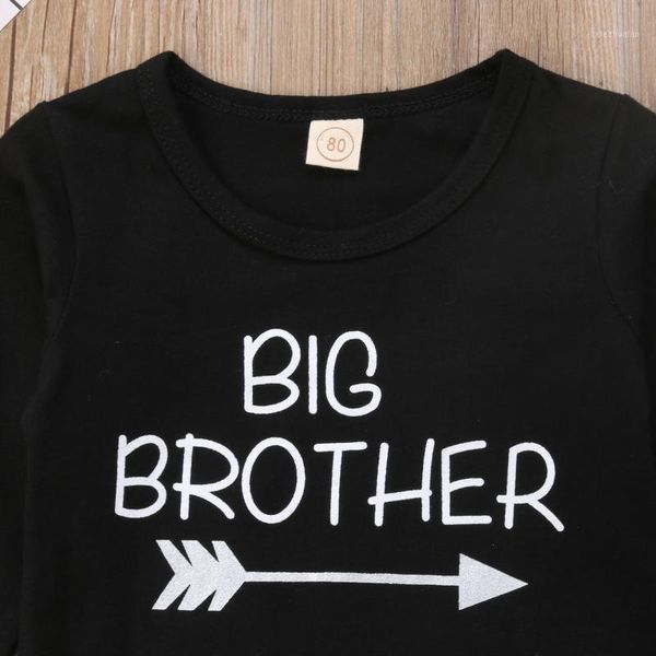 family matching outfits brothers kids baby boy big little brother t-shirt romper+pants 0-5y1, Blue
family matching outfits brothers kids baby boy big little brother t-shirt romper+pants 0-5y1, Blue