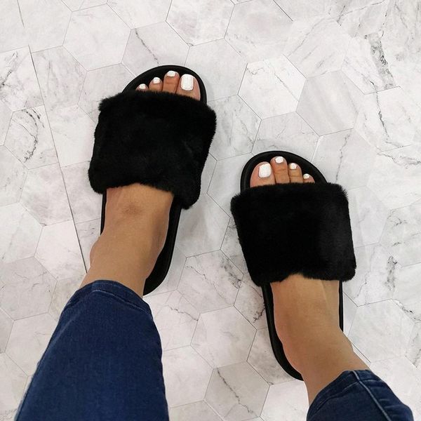 women slippers furry home slides woman outside beach shoes female flat plush shoes fur slippers woman indoor footwear size 41 #yj3z, Black
women slippers furry home slides woman outside beach shoes female flat plush shoes fur slippers woman indoor footwear size 41 #yj3z, Black