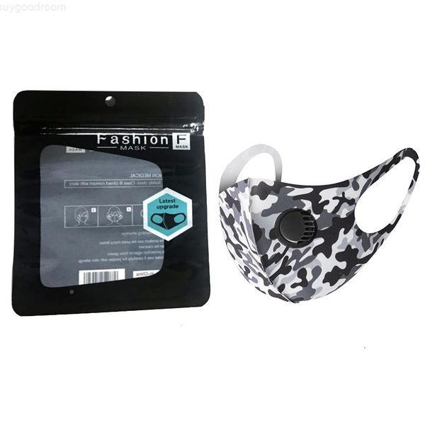 new camouflage washable face masks with valve pm2.5 breathing respirator ice silk cotton mask protective camo reusable individual package
new camouflage washable face masks with valve pm2.5 breathing respirator ice silk cotton mask protective camo reusable individual package