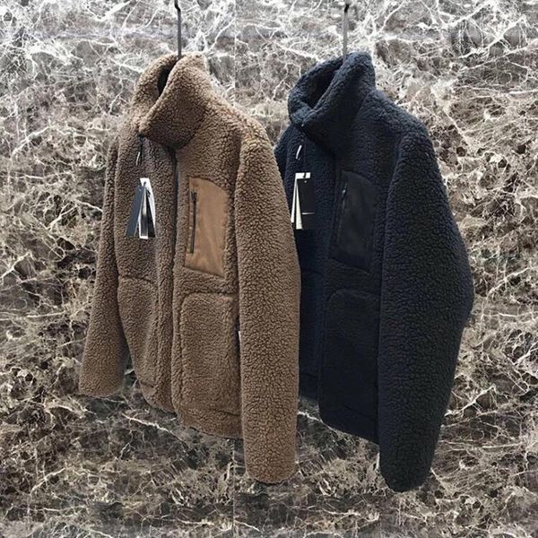 men's jackets spring and autumn windproof stretch stand-up collar imitation lamb fleece jacket polar couple casual for men a, Black;brown
men's jackets spring and autumn windproof stretch stand-up collar imitation lamb fleece jacket polar couple casual for men a, Black;brown