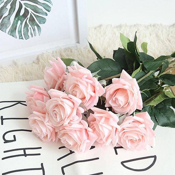 10pcs pink rose flowers silk artificial flowers wedding valentine's day home party decoration wedding scene decor fake
10pcs pink rose flowers silk artificial flowers wedding valentine's day home party decoration wedding scene decor fake