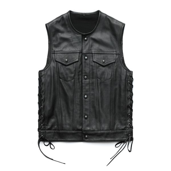 men leather vest 100% cowhide motorcycle vest biker leather vests moto leather waistcoat asian size m- lj201221, Black;white
men leather vest 100% cowhide motorcycle vest biker leather vests moto leather waistcoat asian size m- lj201221, Black;white
