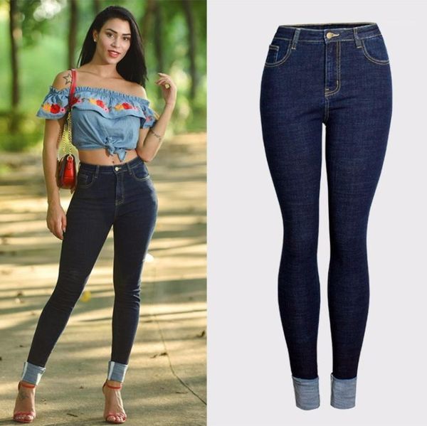 women high waist summer pencil skinny jeans female casual cowboy denim pants ladies elastic strech blue jean trousers1
women high waist summer pencil skinny jeans female casual cowboy denim pants ladies elastic strech blue jean trousers1