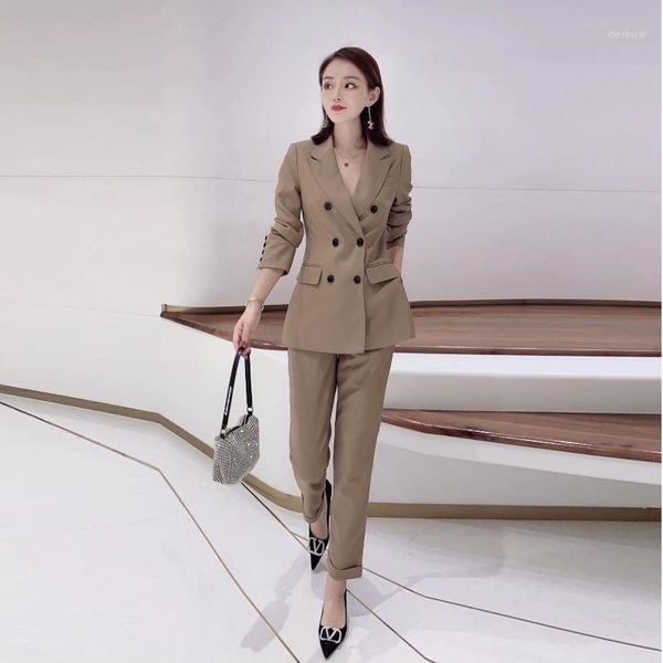 of the new winter 2020 niche nine points feet double-breasted suit cultivate morality pants two-piece outfit1, White
of the new winter 2020 niche nine points feet double-breasted suit cultivate morality pants two-piece outfit1, White