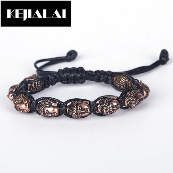 charm bracelets kejialai skull bracelet exquisite black rose gold color buddha heads vintage accessories gift for men party, Golden;silver
charm bracelets kejialai skull bracelet exquisite black rose gold color buddha heads vintage accessories gift for men party, Golden;silver