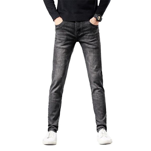men's jeans autumn slim fit elastic fashion business pants style winter trousers men, Blue
men's jeans autumn slim fit elastic fashion business pants style winter trousers men, Blue