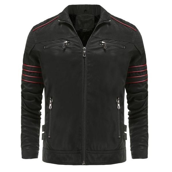 men's leather jackets autumn winter motorcycle pu jacket male biker leather coats mens brand clothing eu size, Black;brown
men's leather jackets autumn winter motorcycle pu jacket male biker leather coats mens brand clothing eu size, Black;brown