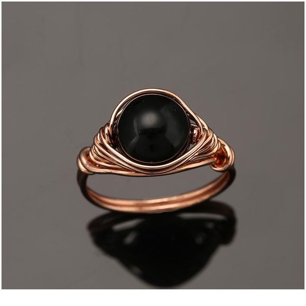 boho natural stone ring rose gold color wire wrapped rings for women opal ring reiki healing fashion jewelry 1 jllfff, Black
boho natural stone ring rose gold color wire wrapped rings for women opal ring reiki healing fashion jewelry 1 jllfff, Black