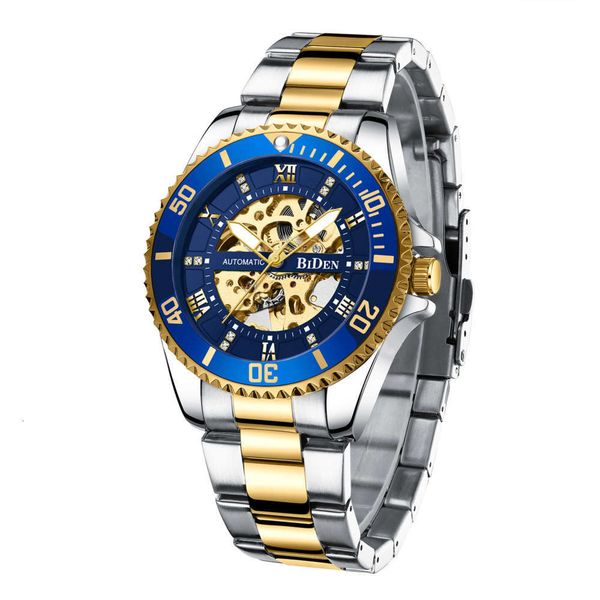 watch biden new men's cross mechanical selling fashion steel waterproof watch, Slivery;brown
watch biden new men's cross mechanical selling fashion steel waterproof watch, Slivery;brown