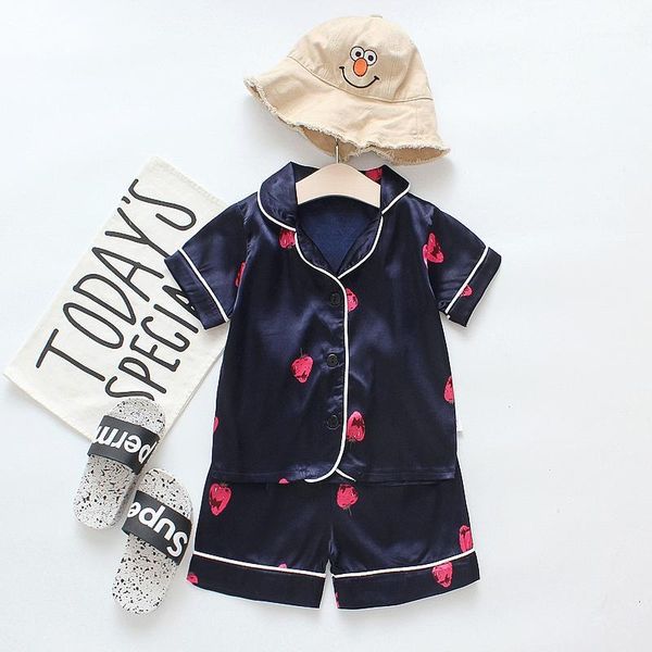 baby kids pajamas boys girls strawberry print sleepwear outfits short sleeve blouse +shorts sleepwear pajamas nightdress set1, Blue;red
baby kids pajamas boys girls strawberry print sleepwear outfits short sleeve blouse +shorts sleepwear pajamas nightdress set1, Blue;red