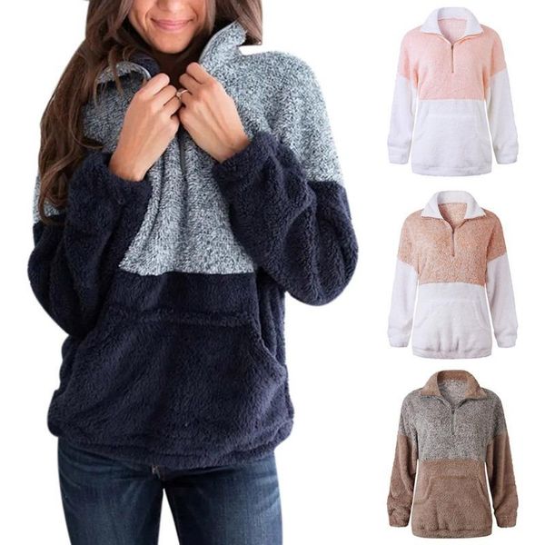 women's jackets women fashion pocket zipper blouse woolen coat long sleeve casual warm winter autumn loose, Black;brown
women's jackets women fashion pocket zipper blouse woolen coat long sleeve casual warm winter autumn loose, Black;brown